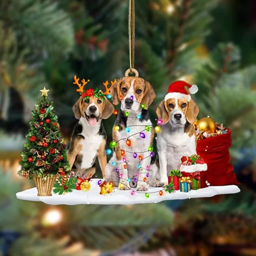 Vista 61 de Nazenti Adorno de Navidad personalizado con amigos Affenpinscher – Adorno de perro personalizado para amantes de las mascotas, acrílico plano