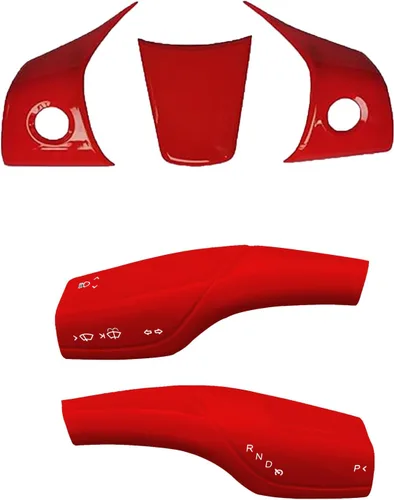 Vista 8 de Compatible con Tesla Model 3 Y 2021-2023, Real 3K240G de fibra de carbono para volante de columna de palanca de cambios, accesorios de decoración