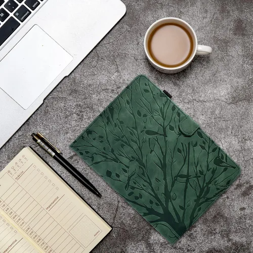 Vista 7 de Funda para Samsung Galaxy Tab A8 de 10.5 pulgadas modelo 2022 (SM-X200/X205/X207), función de encendido y apagado automático, cubierta plegable