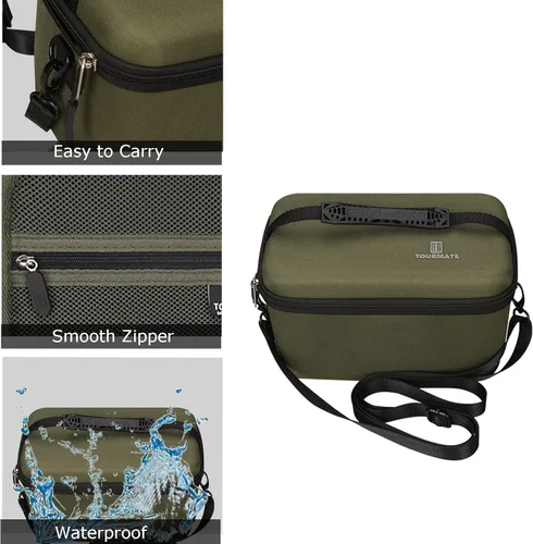 Vista 4 de Tourmate Anker PowerCore Reserve 192Wh Power Bank 60,000mAh LiFePO4 Cargador portátil de 60 W de energía portátil, solo funda (verde militar)
