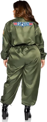 Vista 2 de 1pc Señoras parte superior Gun Vuelo Suit-Verde