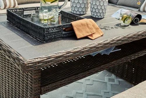 Vista 9 de Signature Design by Ashley Brook Ranch - Mesa de comedor para exteriores