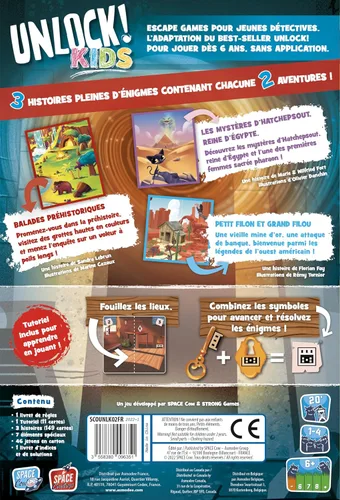 Vista 3 de Asmodee : Unlock Kids / Detective stories (juego inglés)