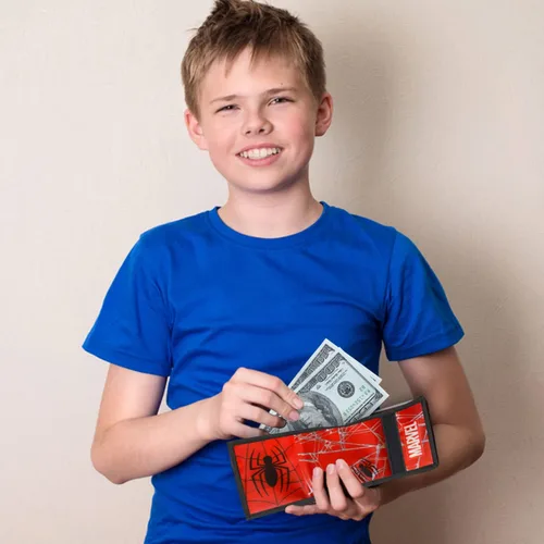 Vista 5 de Marvel Cartera infantil Spider-Man con Vengadores, plegable