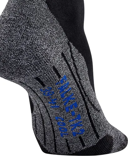 Vista 4 de Falke - Calcetines de senderismo para hombre, color negro
