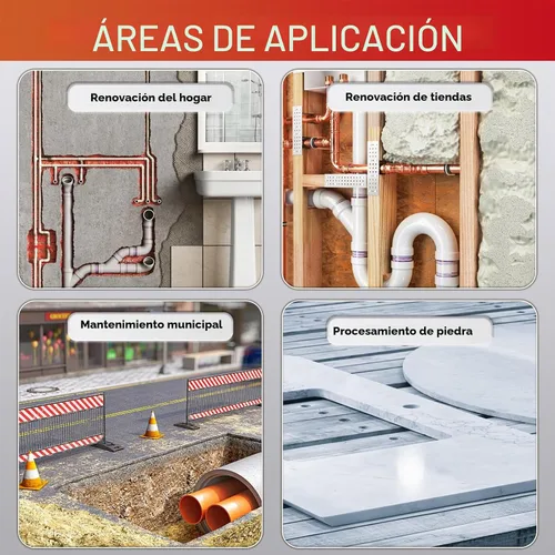 Vista 7 de YUCHENGTECH Wall Chaser 4800W Máquina de corte de ranura de pared eléctrica Cortadora de ranurado de hormigón con línea de observación infrarroja