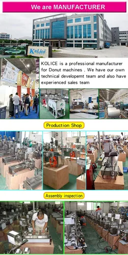 Vista 7 de Kolice 4 filas comerciales que hacen la máquina de donas/fabricante de donas/freír Donut Makchine/máquina para hacer rosquillas/Máquina