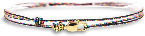 Vista 20 de Made by Nami Surfer Anklet with Snap Hook Clasp Waterproof & Adjustable Thin String Ankle Bracelets for Women and Men Handmade Jewelry for Beach and