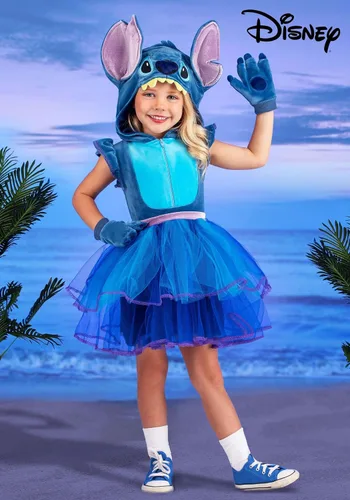 Vista 2 de Toddler Disney Girl's Stitch Costume Dress