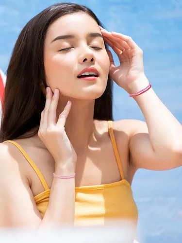 Vista 2 de Brazaletes impermeables de cuerda, para verano, con ola, brazalete para amistad, hecho a mano, para niña