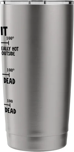 Vista 2 de Fahrenheit vs Celsius vs Kelvin Stainless Steel Insulated Tumbler