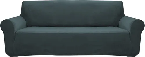 Vista 14 de Fundas elásticas para sillón, funda gruesa y suave para sofá, funda de terciopelo y felpa para sofá, protector elástico de muebles de 1/2/3/4