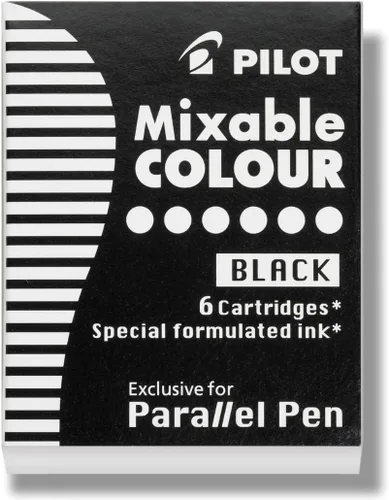Vista 8 de PILOT Recambios de tinta Parallel de color mezclable para plumas de caligrafía, 12 colores, paquete de 12 (77312)