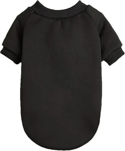 Vista 3 de Suéter para cachorros para perros pequeños, ropa cálida de invierno para gatos, sudadera para mascotas, ropa de punto, ropa de perro y gatito Negro