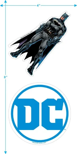 Vista 3 de Sudadera con capucha y calcomanías con logotipo de Batman (L), Batman