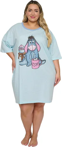 Vista 7 de Disney Camiseta de dormir para mujer, estampado de Mickey Minnie Mouse, talla única y grande