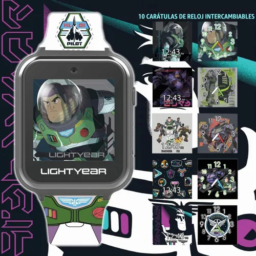Vista 2 de Accutime Buzz Lightyear LTY4036AZ - Reloj de cuarzo, color blanco