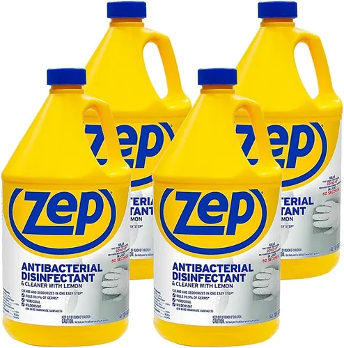 Vista 8 de Zep Commercial 1041688, desinfectante antibacteriano, botella de 1 galón