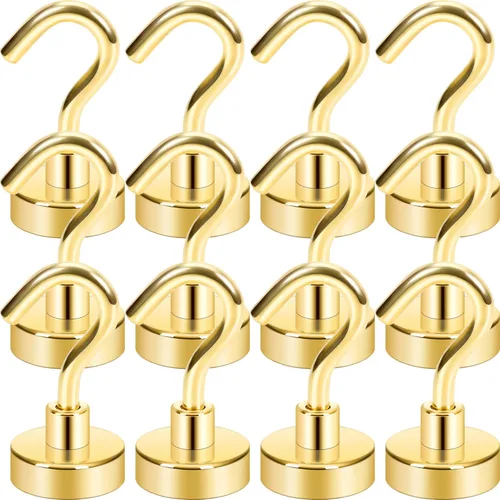 Vista 11 de Neosmuk Ganchos magnéticos, resistente 30 libras + gancho magnético fuerte para cabinas de cruceros, Cruise Essentials 2026 para colgar, ganchos
