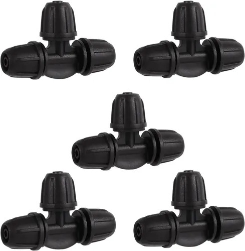 Vista 6 de Camiseta de púas de 0.236 in a 1/4 de pulgada para tubos de ¼ de pulgada; el diámetro exterior del tubo (OD) es de 0.250 pulgadas, el diámetro