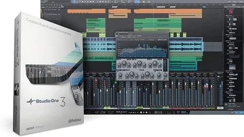 Vista 6 de PreSonus AudioBox 96 USB 2 × 2 Interface Grabación Bundle con micrófono de condensador cardioide LyxPro, auriculares HAS‑10, filtro pop, montaje