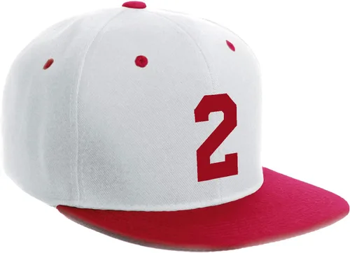 Vista 59 de Número de equipo modificado para requisitos particulares del jugador del color del sombrero del Snapback de la visera plana clásica de la visera