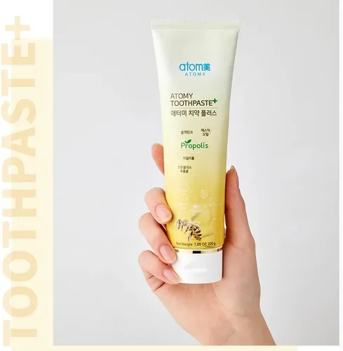 Vista 8 de Pasta de dientes coreana Propóleo Abejas Sistema de Cuidado Oral Dental (7.05 Oz x 2 piezas)