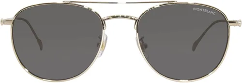 Vista 2 de Gafas de sol Montblanc MB 0211 S-005 DoradoGris Dorado gris y dorado 5520145
