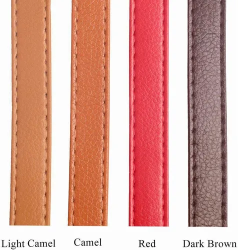 Vista 2 de Beaulegan Correa de repuesto para bolso, cuero de microfibra de grano completo, 59 pulgadas de largo ajustable para bolsa de hombro cruzada, Camel