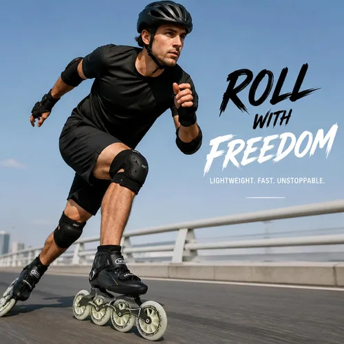 Vista 7 de Patines de velocidad en línea para adultos para mujeres y hombres, patines profesionales de fitness, patines de carreras de alto rendimiento