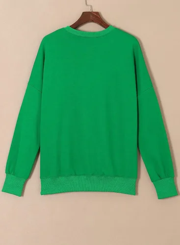 Vista 145 de SHEWIN Sudadera casual de manga larga con cuello redondo para mujer, ligera, holgada