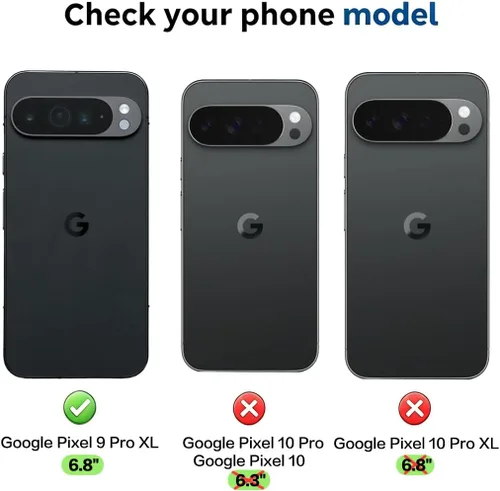 Vista 2 de Lunivop Funda de metal resistente para Google Pixel 9 Pro XL, protector de pantalla integrado, protección de cuerpo completo, a prueba de polvo