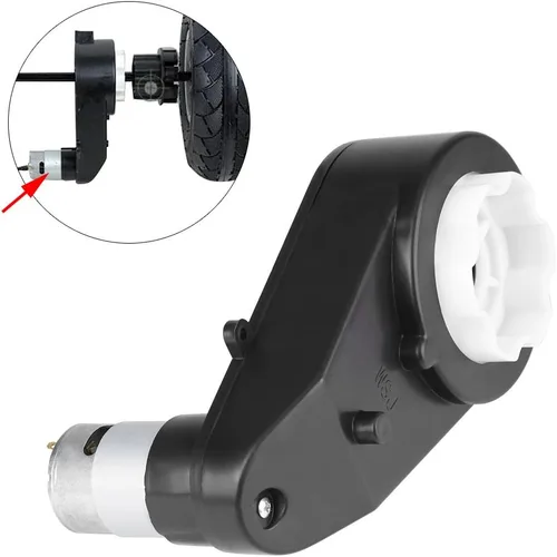 Vista 4 de Akozon Ruedas Motor eléctrico Motor de impulsión de motor Paseo universal RS550 Motor de impulsión con motor 6V