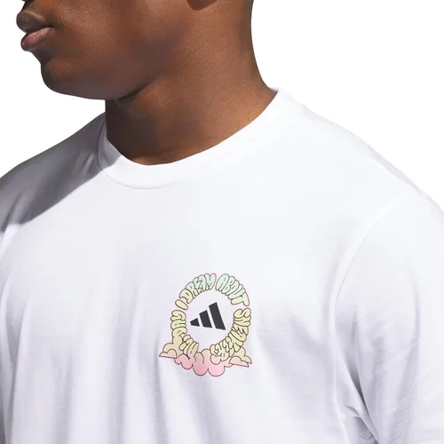Vista 4 de adidas Camiseta gráfica Nostalgia para hombre