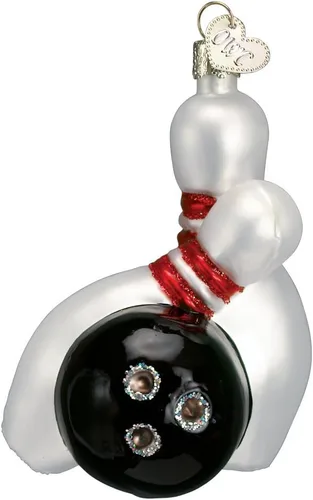 Vista 16 de Old World Christmas - Adorno de bebé blanco de un solo pieza de vidrio soplado para árbol de Navidad, decoración festiva hecha a mano, colección