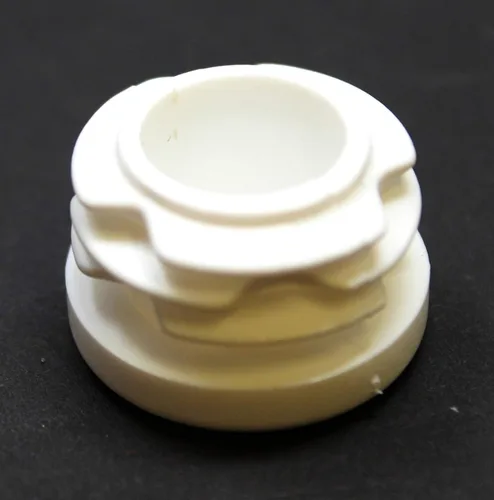 Vista 4 de Tapa de extremo de tubo redondo blanco de 1 pulgada, tapón de tubo de tubo de diámetro exterior de 1 pulgada, inserto de tapa de enchufe de plástico