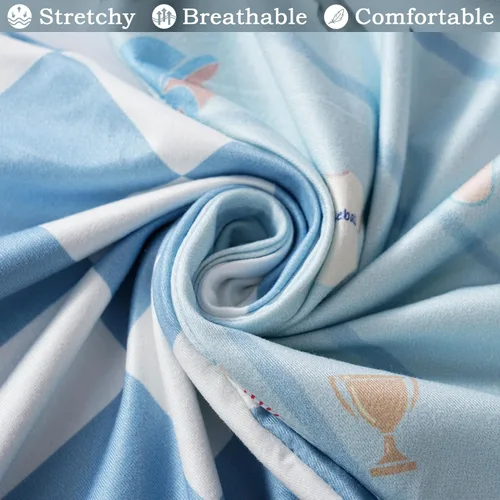 Vista 2 de Paquete de 2 fundas de almohada de lactancia, fundas de almohada elásticas ultrasuaves para lactancia materna para bebés, niños y niñas, se adapta a