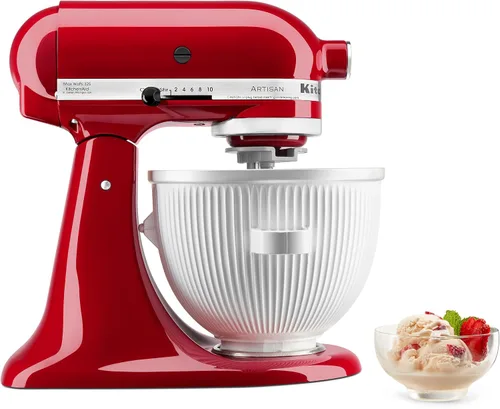 Vista 2 de KitchenAid Accesorios para máquina de helados y molinillo de alimentos para batidoras de pie