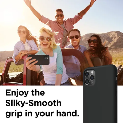 Vista 6 de elago Compatible con iPhone 11 Pro Max, funda de silicona líquida, funda protectora de cuerpo completo, a prueba de golpes, funda delgada