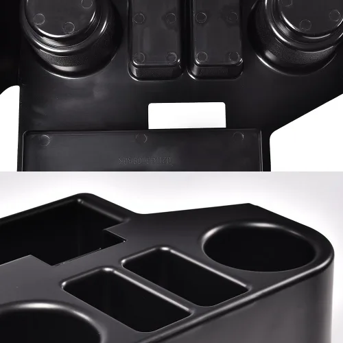 Vista 7 de G-PLUS Portavasos para consola central compatible con Dodge Ram 1500/2500/3500 1994-1997, color negro Portavasos negro