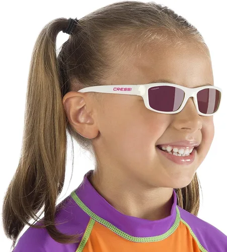 Vista 3 de Cressi Gafas de sol deportivas frescas para niños lentes polarizadas antirayos UV para niños de 2 a 15 años Maka Yogi