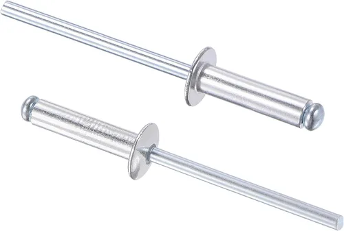 Vista 18 de uxcell Remaches ciegos, remaches de aluminio para tirar, 60 piezas tono plateado