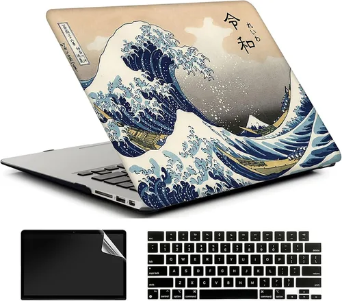 Vista 23 de Funda para MacBook Air de 15 pulgadas A3241 A3114 A2941 (versión 2023 2024 2025) – Carcasa rígida protectora a presión para MacBook Air de 15.3