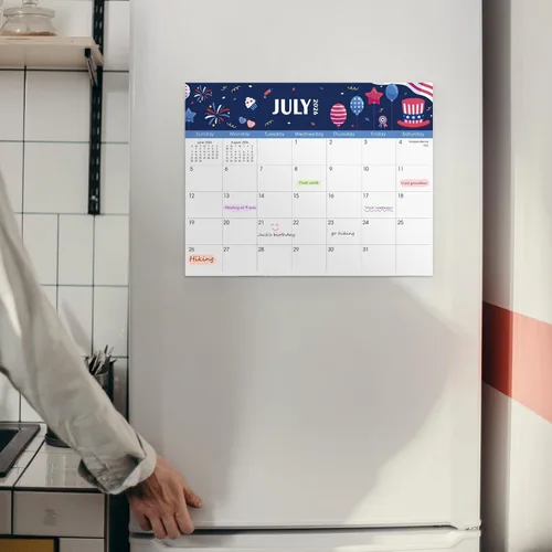 Vista 7 de SKYDUE Calendario magnético para refrigerador, calendario de refrigerador 2026-2027 - 11 x 8.5 pulgadas, 18 meses, desde noviembre de 2025 a julio