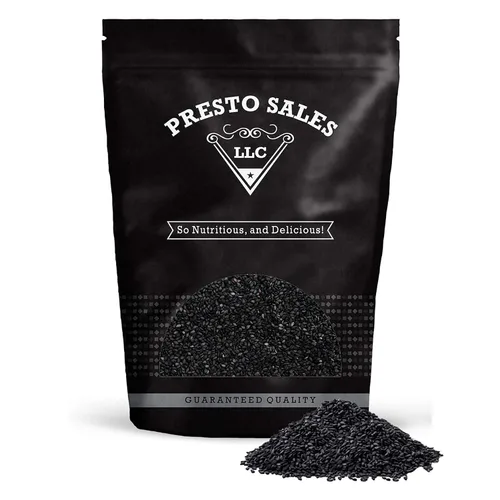 Vista 6 de Presto Sales LLC - Semillas de sésamo, sin cáscara, blanqueadas, deliciosas, sabrosas, sabrosas, deliciosas, sabor a nuez, súper útiles, de alta