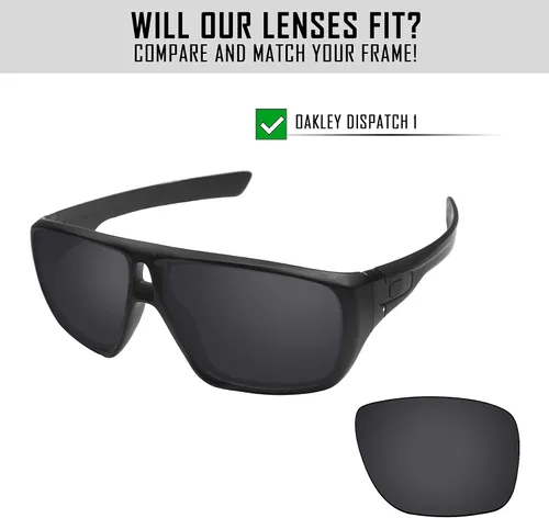 Vista 2 de TRUSHELL Lentes de repuesto polarizadas para gafas de sol Oakley Dispatch 1 OO9090