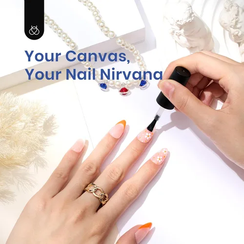 Vista 4 de Kit de extensión de uñas en gel Beetles, forma almendra, fácil set de pegamento UV LED de 9 en 1, puntas de uñas Etch X, puntas cortas de almendra