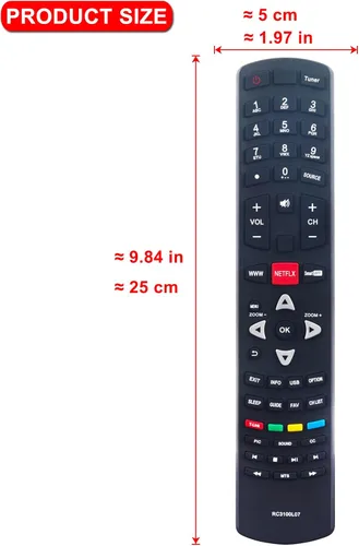 Vista 2 de Nuevo RC3100L07 Reemplazo de control remoto para TCL LCD LED TV