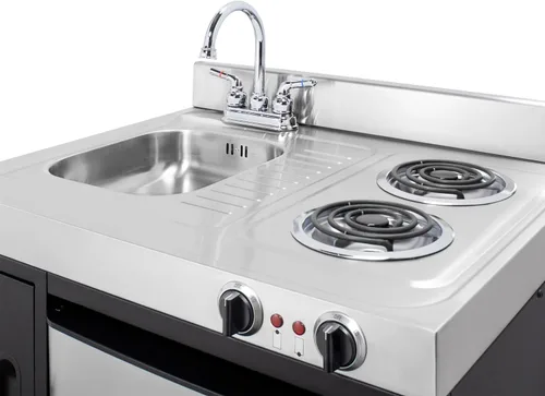 Vista 2 de Summit C30ELBK - Cocina todo en uno de 30 pulgadas, negro/acero inoxidable