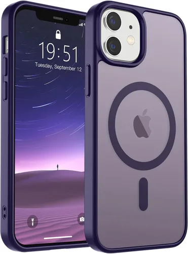 Vista 193 de SUPFINE Funda magnética para iPhone SE 2022 (3ª)/2020 (2ª), iPhone 8 (compatible con MagSafe) (protección contra caídas de grado militar), funda